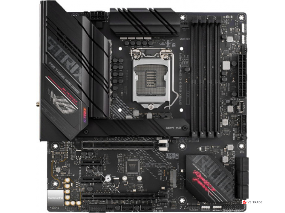 Сист.плата ASUS ROG STRIX B560-G GAMING WIFI,B560,1200,4xDIMM DDR4,2xPCI-Ex16,2xPCI-Ex1,M.2,6xSATA,DP, HDMI,WIFI6 BOX