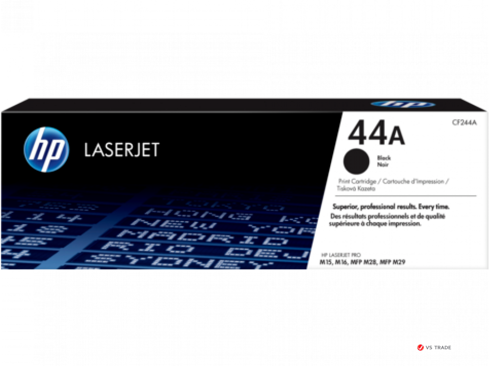 Оригинальный лазерный картридж HP LaserJet 44A, черный (CF244A)