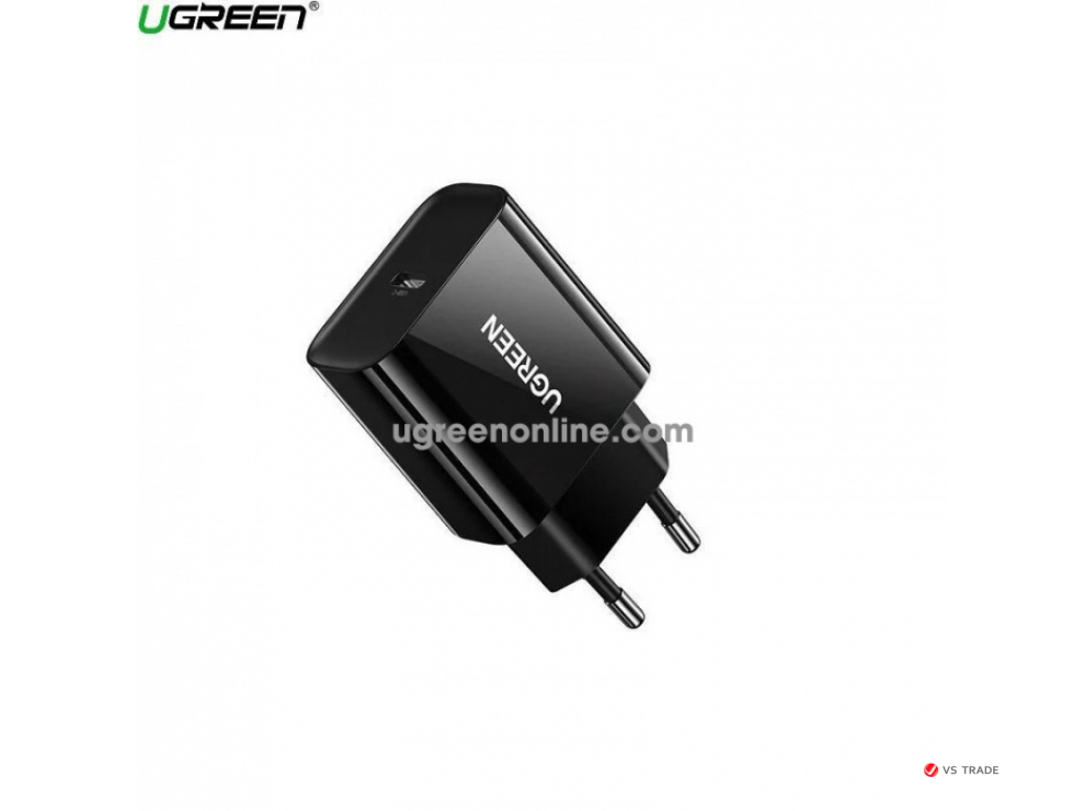 Зарядное устройство UGREEN CD137 PD Fast Charger EU (Black), 10191