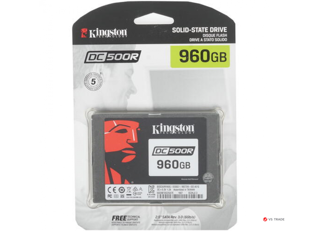 SSD-накопитель Kingston 960GB SEDC500R/960G