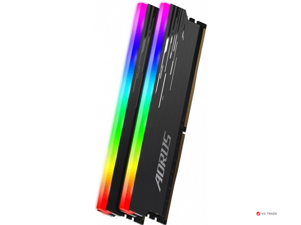 ОЗУ Gigabyte AORUS RGB 16Gb(8Gb*2)/3333MHz DDR4 DIMM, CL19, 1.35V, GP-ARS16G33
