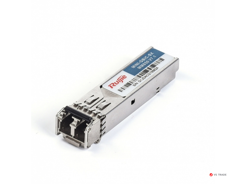 Трансивер оптический RUIJIE MINI-GBIC-SX-MM850 1000BASE-SX, SFP Transceiver, MM (850nm, 550m, LC)