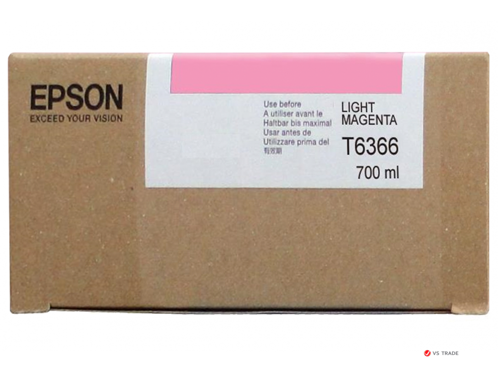 Картридж Epson C13T636600 Vivid Light Magenta 700 ml для Epson Stylus Pro 7900/9900