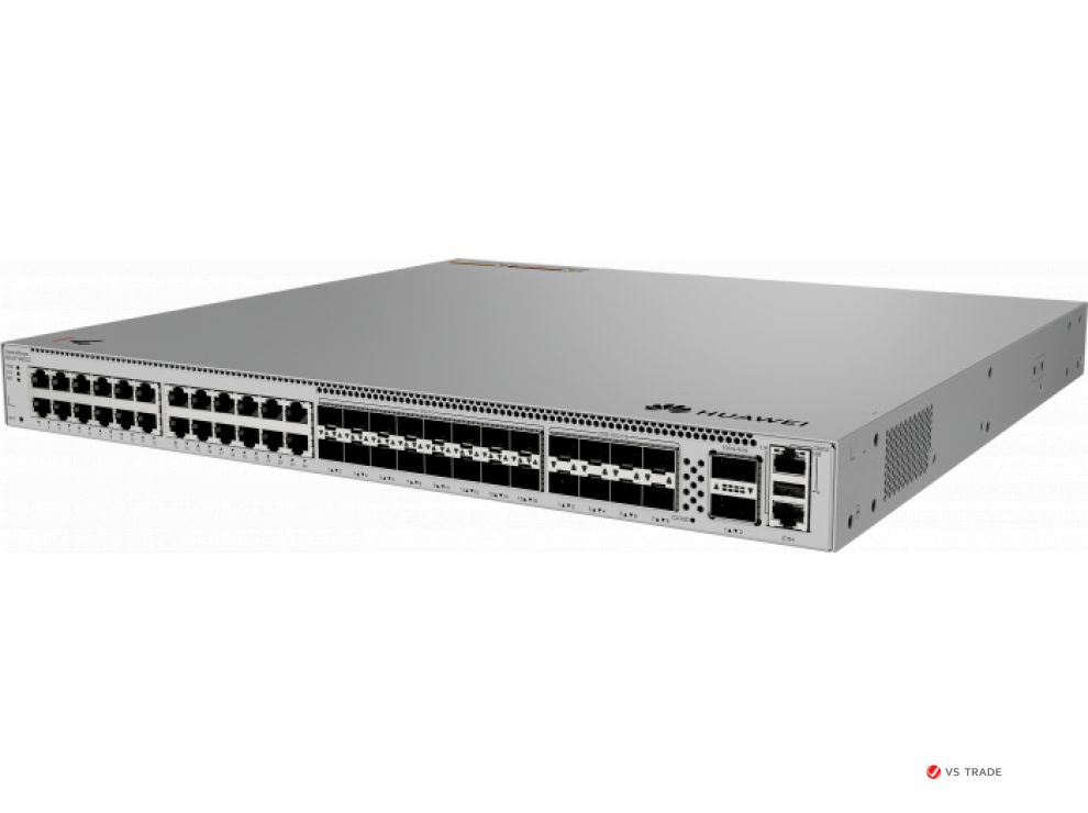 Коммутатор HUAWEI S620-24T16X8Y2CZ (L3, 24*GE RJ45 ports, 16*10GE SFP+, 8*25GE SFP28, 2*100GE QSFP28 ports, Dual AC)