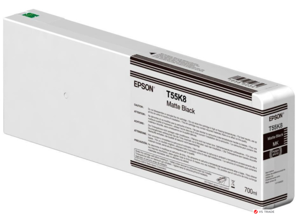 Картридж Epson C13T55K80N Matte Black UltraChrome HDX/HD 700ml