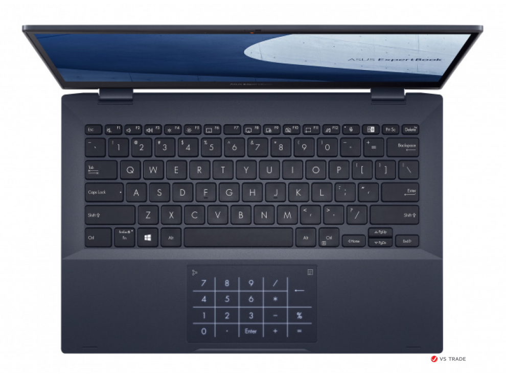 Ноутбук ASUS B5602 i7-1260P/16WQUXGA OLED/16G/1T PCIe4/Hdcam+IR/WiFi6+BT5.2/BL kbd/numkey/2yw/W11P6/90NX05H1-M00450