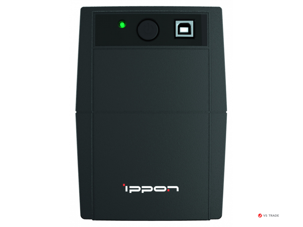 ИБП Ippon Back Basic 650S Euro, 650VA, 360Вт, AVR 162-285В, 3хEURO, управление по USB, без комлекта кабелей