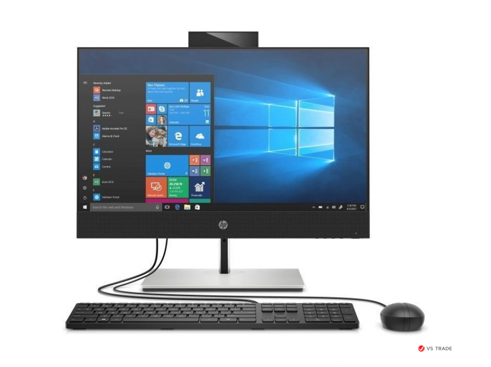 Моноблок HP ProOne 440 G6 24" NT,i3-10100T,8GB,256GB SSD,W10p64,DVD-W,1yw,USB MS+KBD,AdjStand,Wi-Fi6,HDMI,Webcam