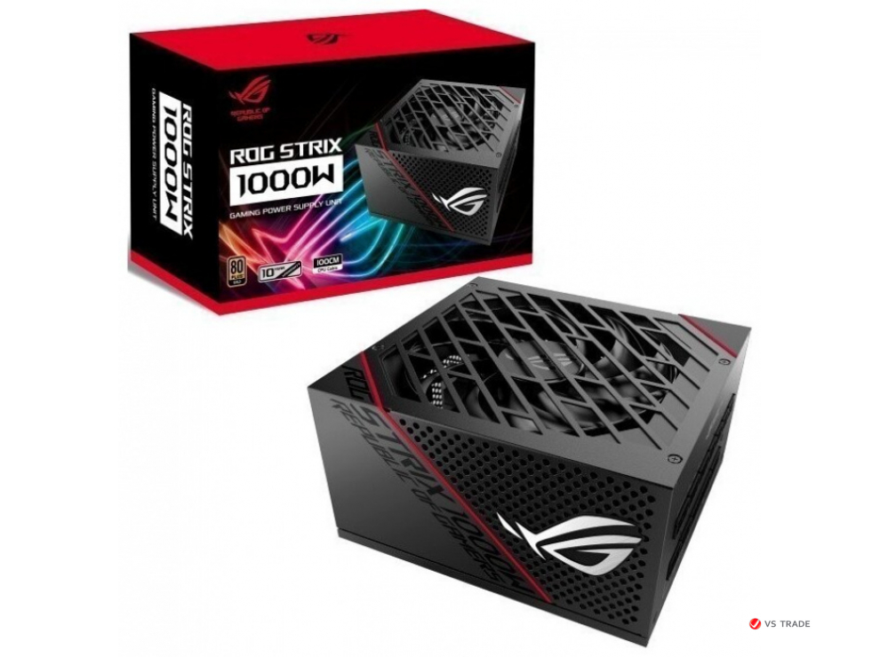 Блок питания ROG Strix 1000W ATX12V/13.5cm/EU/80+Gold, Full modular, ROG-STRIX-1000G