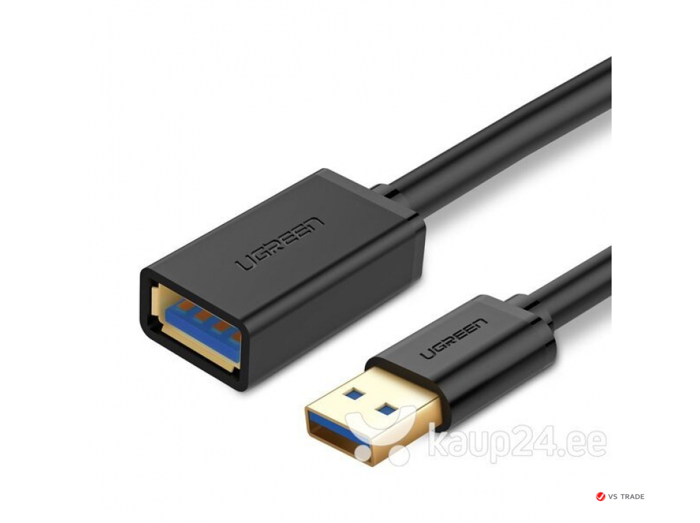 Кабель UGREEN US129 USB 3.0 Extension Male Cable 1.5m (Black), 30126
