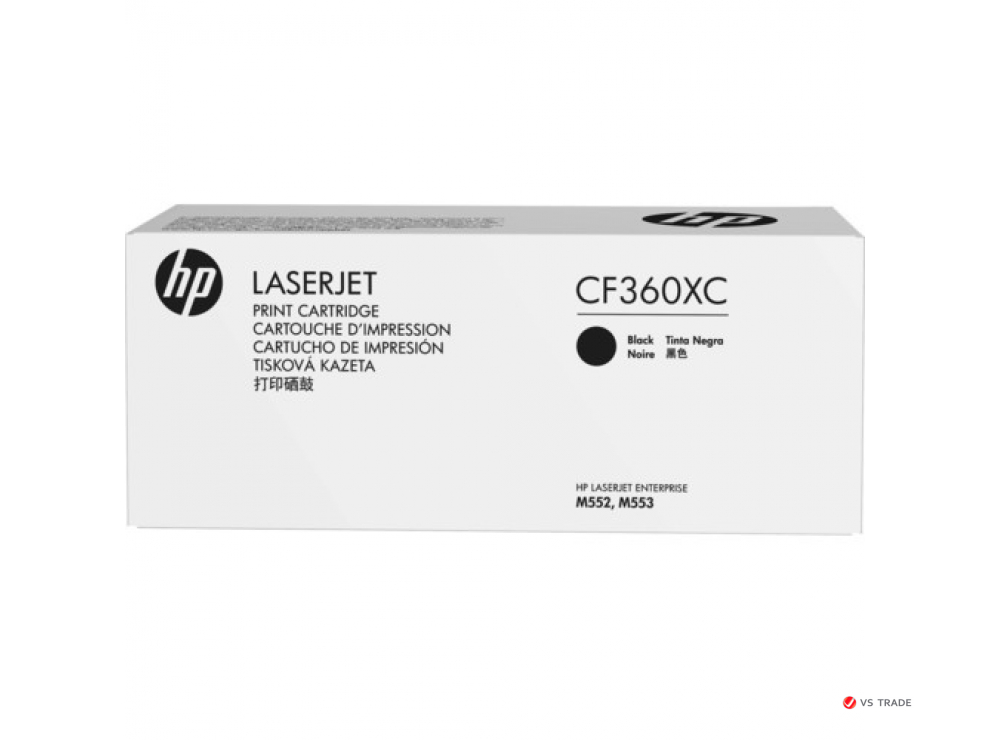 Картридж лазерный HP LaserJet 508X CF360XC, черный