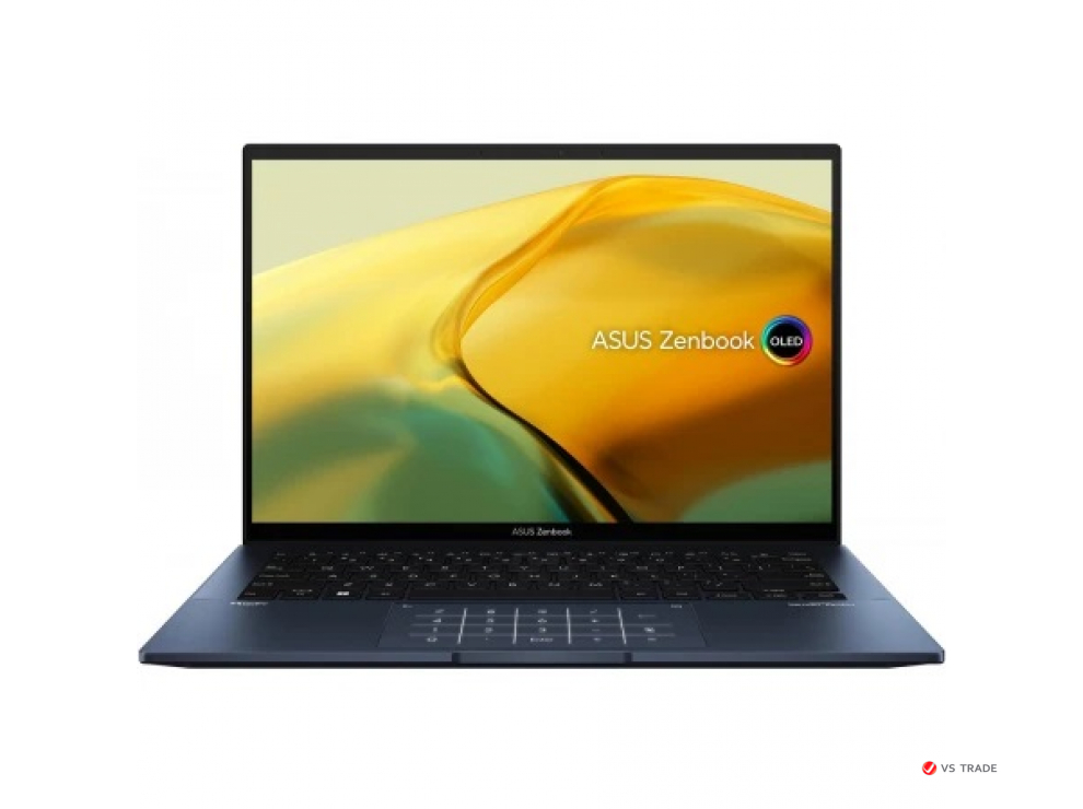 Ноутбук ASUS i5-1240P/8GB/512GB G4/14.0" 2.8K (2880 x 1800) OLED 16:10 90Hz/UMA/W11H/Ponder Blue/90NB0WC1-M01520
