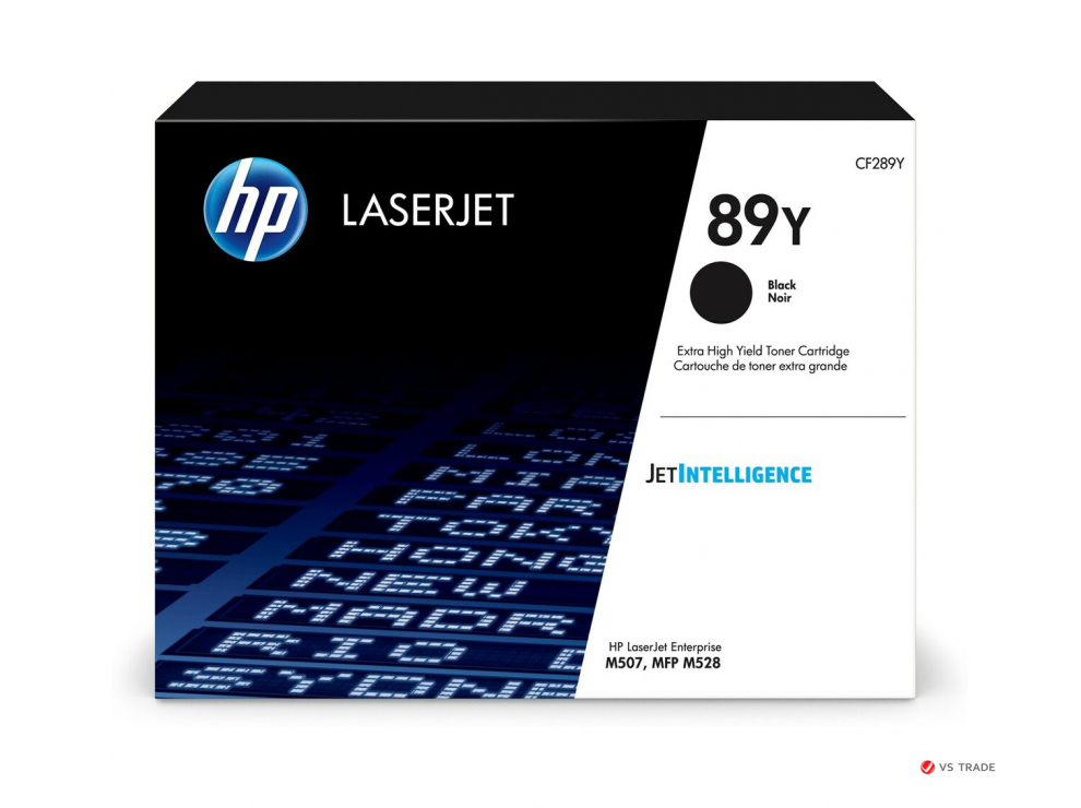 Картридж лазерный HP CF289Y LaserJet 89Y, черный