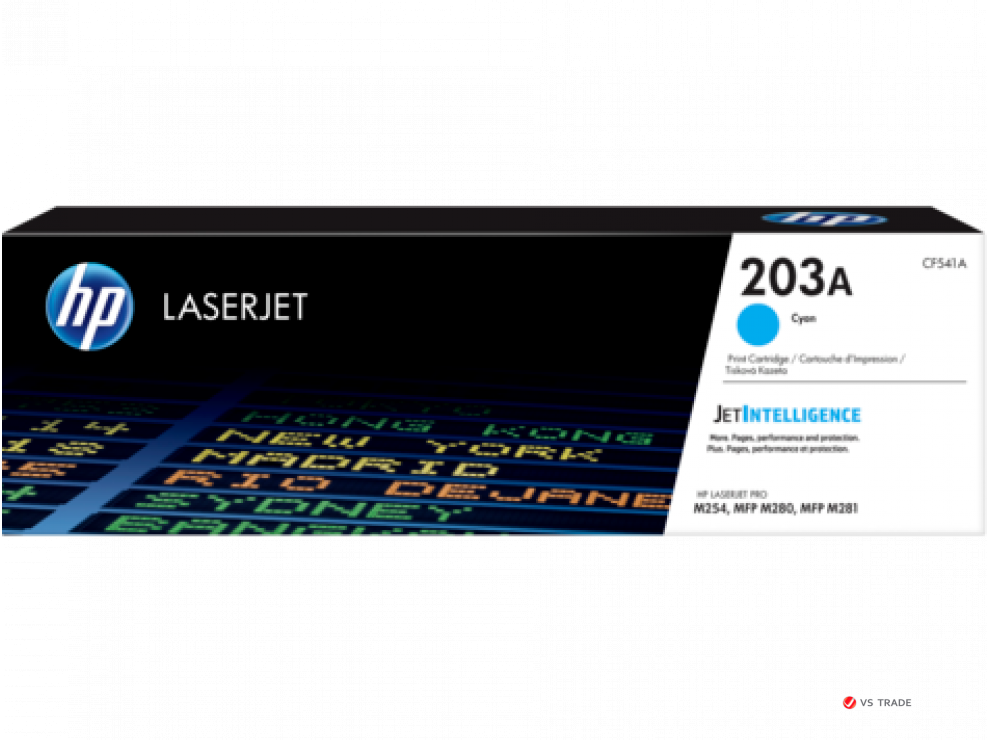 Картридж HP CF541A HP 203A Cyan LaserJet Toner Cartridge for M254/M280