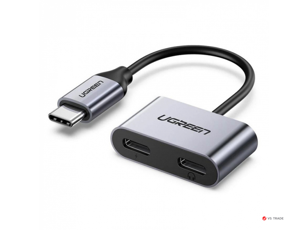 Конвертер Ugreen CM232 USB-C One-Two 60165