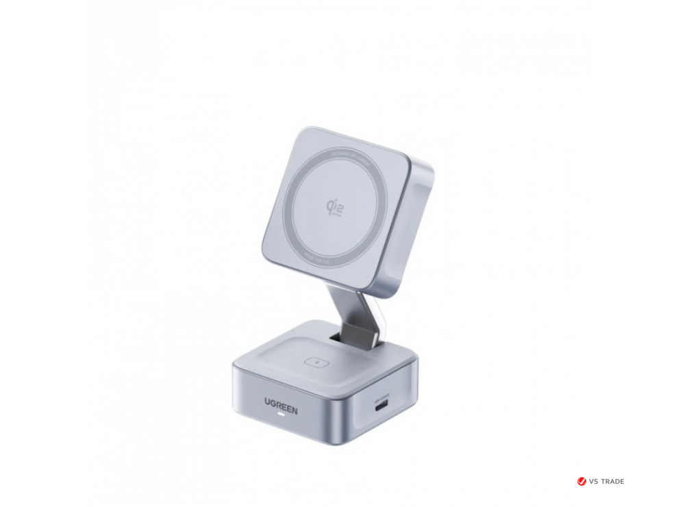 Беспроводная зарядка Ugreen W752 55960B 2-in-1/25W Magnetic Wireless Charger