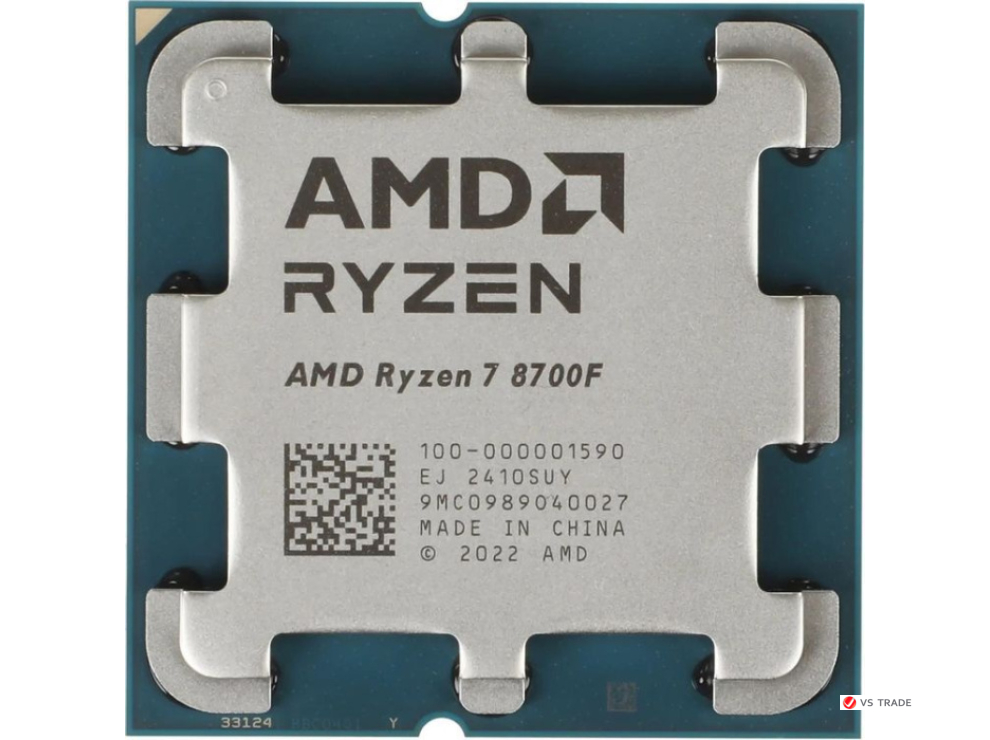 Процессор AMD Ryzen 7 8700F, 4.1GHz/5.0Ghz Turbo, AM5, 16Mb L3, 100-000001590, Tray