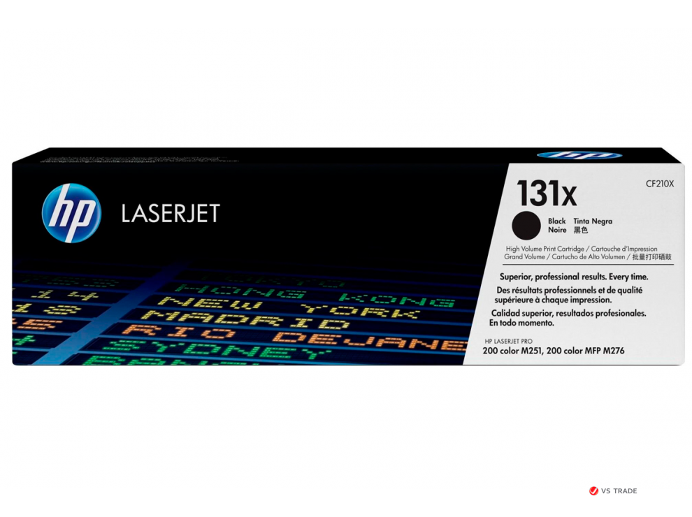 Картридж HP CF210X 131x for LaserJet Pro M251/M276 2.3K, увеличенной емкости, Black