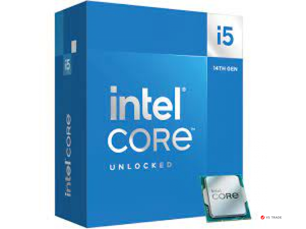 Процессор Intel Core i5-14600K 3.5GHz (5.3GHz Turbo boost), 14C/20T, (6xP/8xE), 24Mb, TDP125W, LGA1700, BX8071514600K