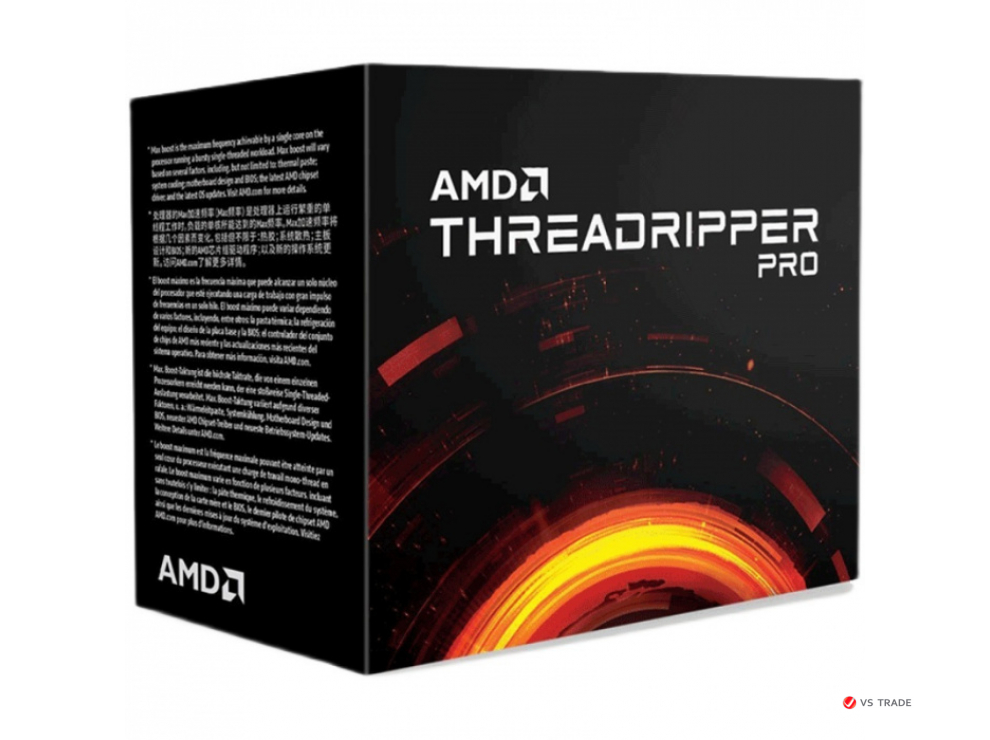 Процессор AMD Ryzen Threadripper PRO 5975WX, 3.6GHz/4.5GHz, 32C/64, 144MB, 280W, sWRX8, 100-100000445WOF