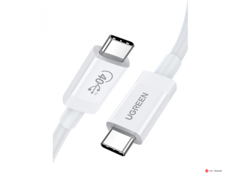 Kабель UGREEN US506 USB4 Charging Cable 0.8m 40Gbps 40113