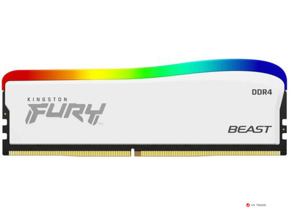 ОЗУ DDR4 Kingston FURY Beast RGB Special Edition 8Gb, 3600MHz, CL17, 1,35v, KF436C17BWA/8