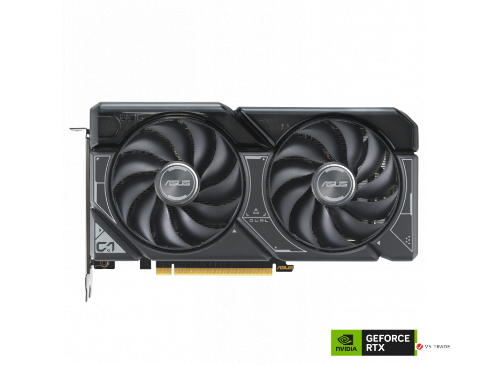 Видеокарта ASUS Dual GeForce RTX 4060 Ti OC, 8 ГБ GDDR6/128-бит, 4352 ядра CUDA, PCI E 4.0, HDMI, DisplayPort