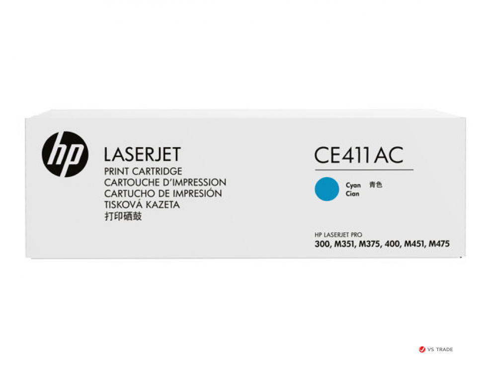 Картридж лазерный HP CE411AC, 305A, голубой