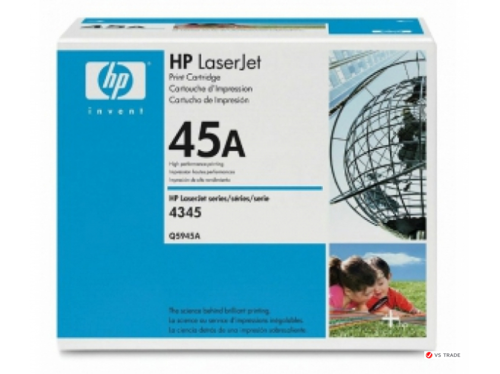 Картридж лазерный HP Q5945A, черный, На 18000 страниц для НР LaserJet 4345