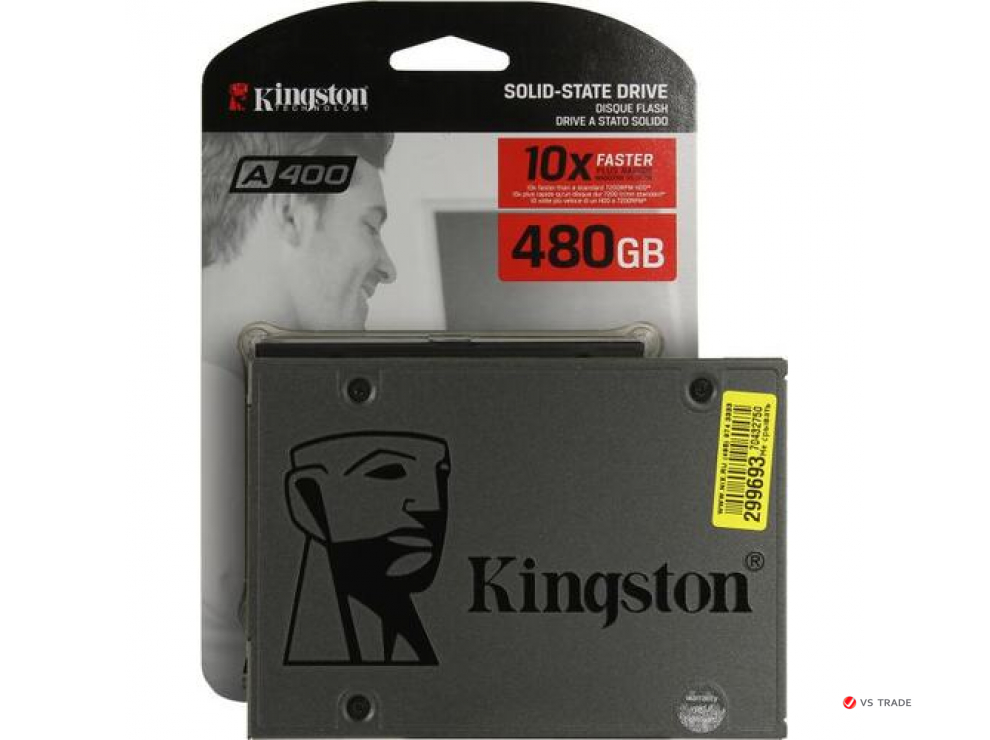 Твердотельный накопитель SSD-накопитель Kingston A400 480Gb SA400S37/480G