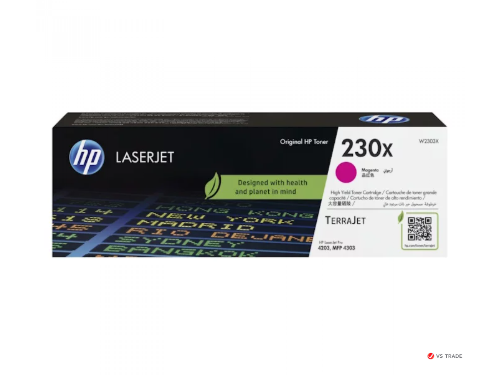 Лазерный картридж HP W2303X  для LaserJet, пурпурный (5500 стр)