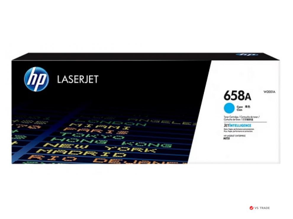 Картридж лазерный HP 658A Cyan Original LaserJet Toner Cartridge (W2001A) 6000 стр