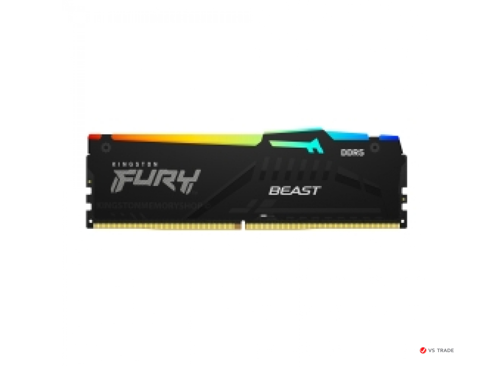 ОЗУ Kingston Fury Beast RGB 8Gb 4800MHz DDR5 DIMM, CL38, 1.1v, KF548C38BBA-8