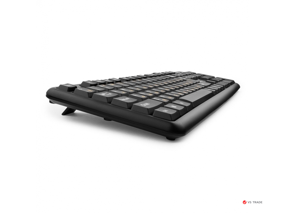 Клавиатура Гарнизон GK-100, USB, черный, кабель 1.5м