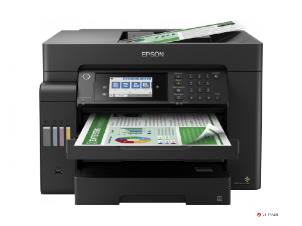 Струйное цветное МФУ Epson L15150 C11CH72404 А3+, до 32 стр/мин, сканер А3, fax, WIFI, Ethernet, Duplex