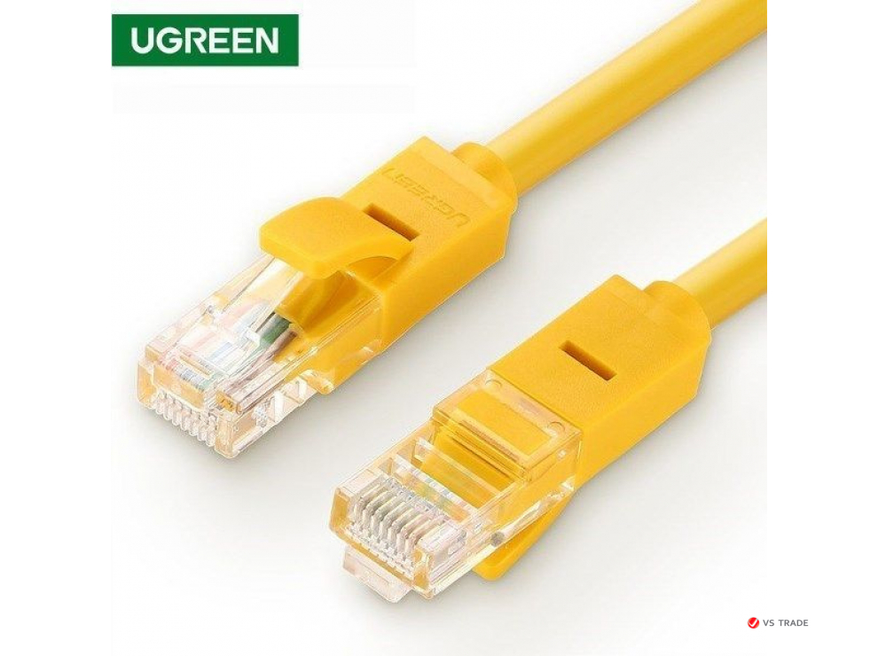 Сетевой кабель UGREEN Cat 5e U/UTP 2m (Yellow) 11231