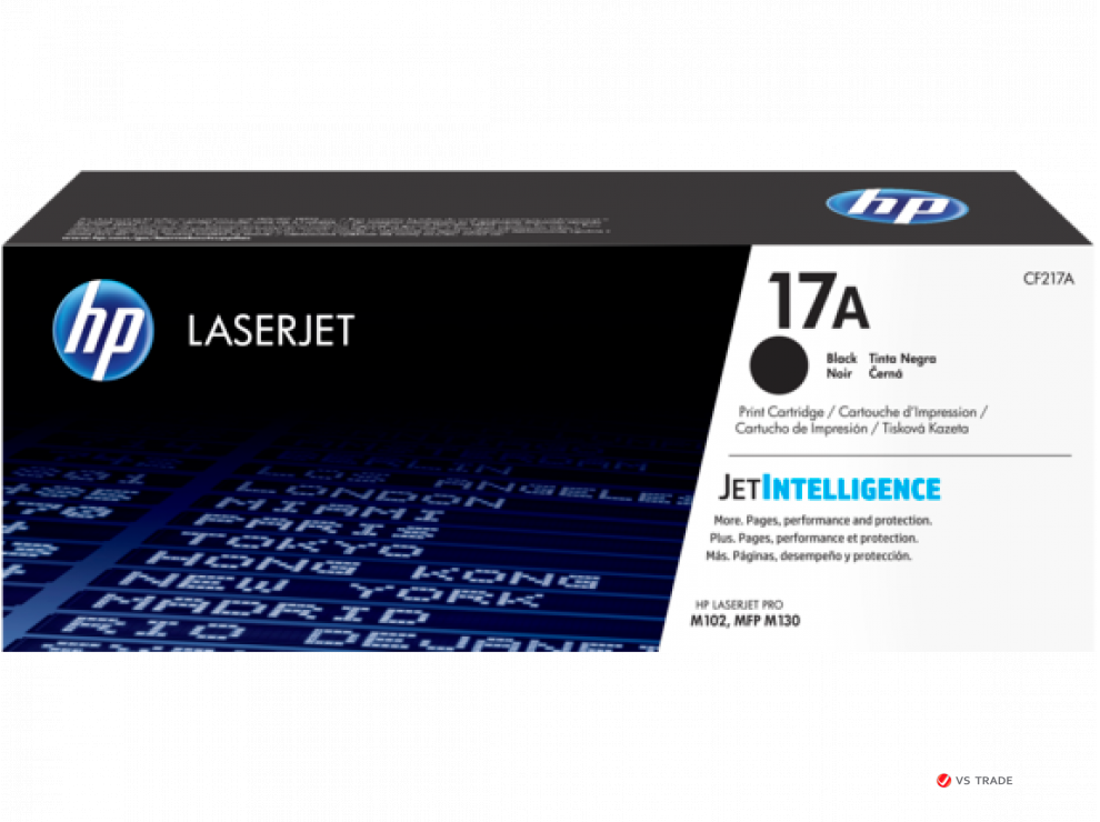 Картридж лазерный HP 17A Black Original LaserJet Toner Cartridge (CF217AC)