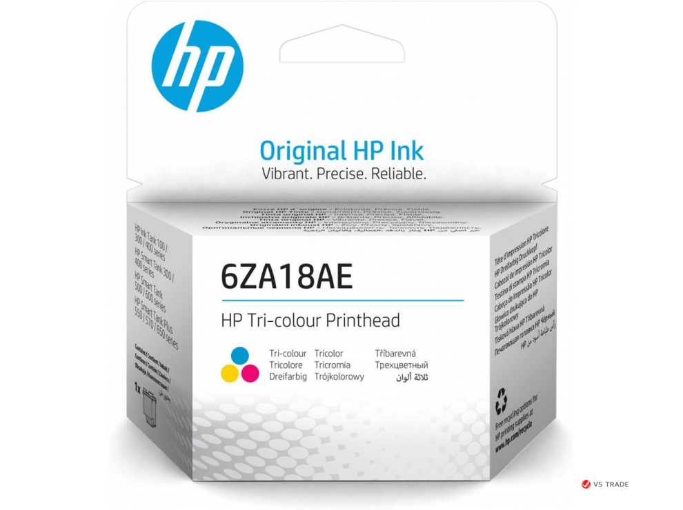 Картридж струйный HP 6ZA18AE Tri-Color Printhead