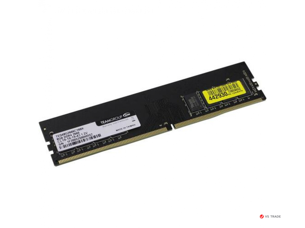 ОЗУ Team Group 8Gb/2666 DDR4 DIMM, CL19, TED48G2666C1901