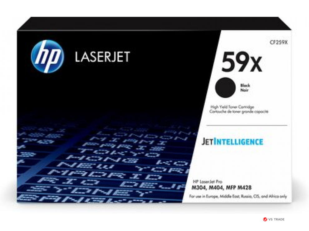 Оригинальный лазерный картридж увеличенной емкости HP LaserJet 59X, черный