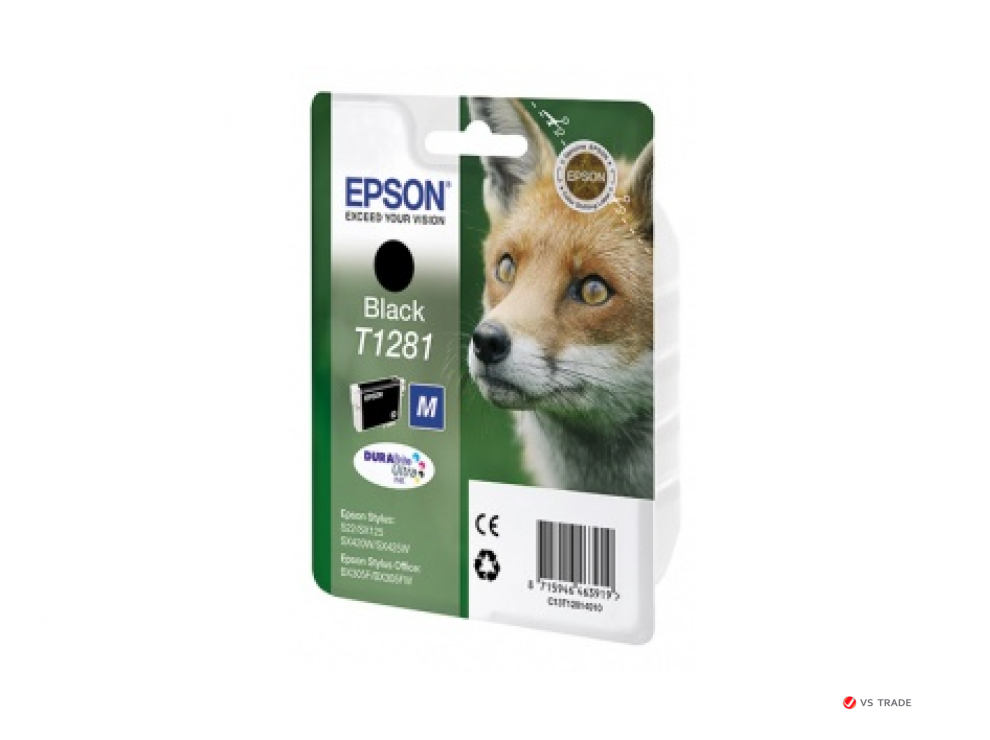 Картридж струйный Epson C13T12814012 Black for S22/SX125 new