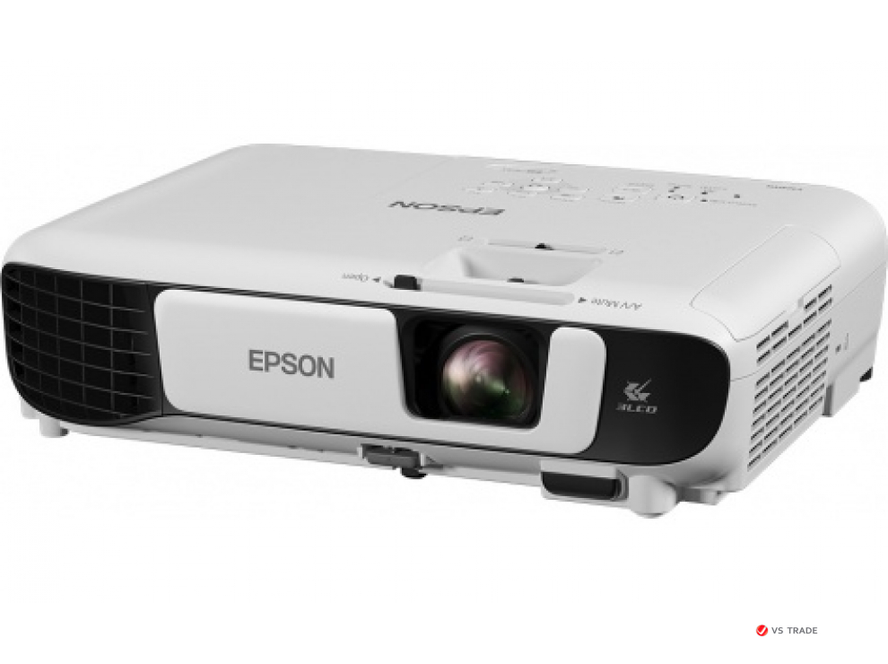 Проектор Epson EB-X41 V11H843040, LCD:3 P-Si TFT, XGA (1024x768), VGA, RCA, HDMI, USB, Wi-Fi (опционально),SECAM,HDTV