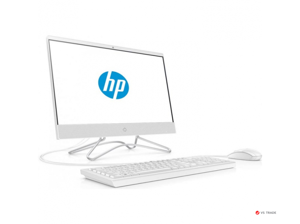 Моноблок HP 200G4 i5 10210U 21.5" AiO/8GB/1TB HDD/W10p64/DVDWR/1yw/USB kdbamp;mouse/Wi-Fi+BT 4.2/RTF Card/Snow White/5MP Cam