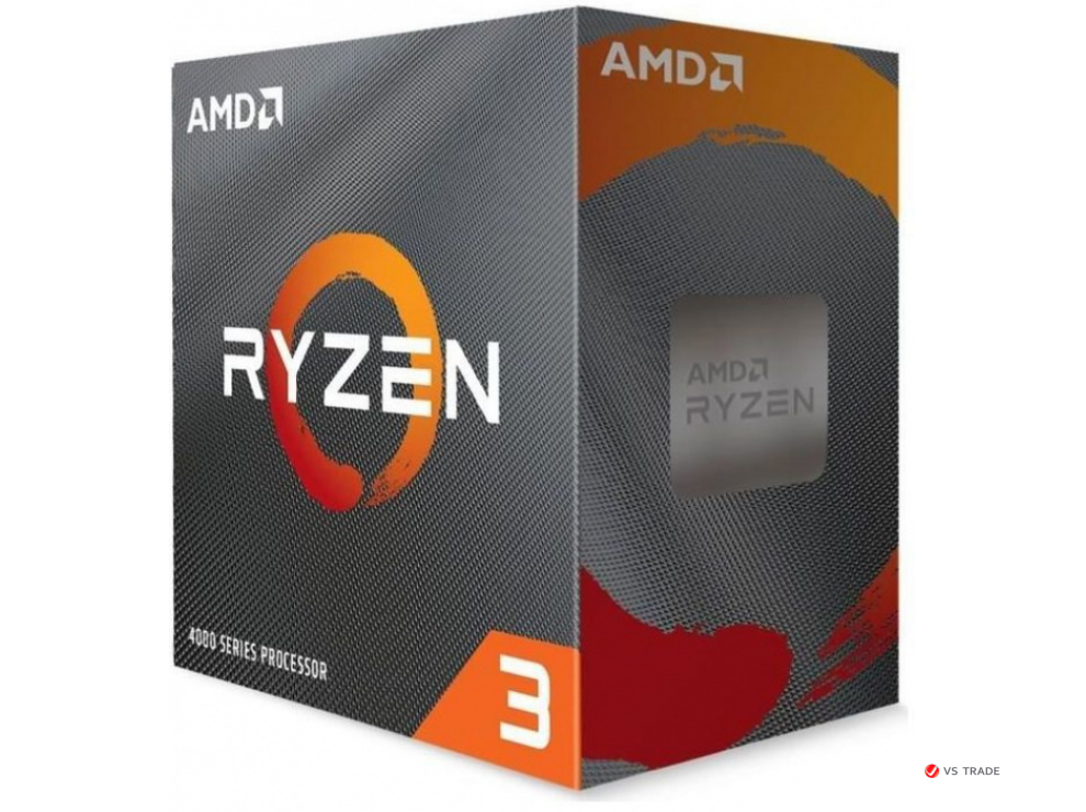 Процессор AMD Ryzen 3 4100, 3.8GHz, 4Mb L3, AM4 ,100-100000510BOX