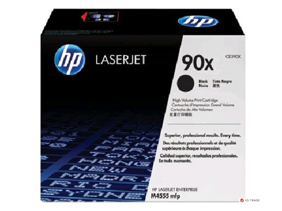 Картридж HP CE390XC для LaserJet M4555MFP, черный