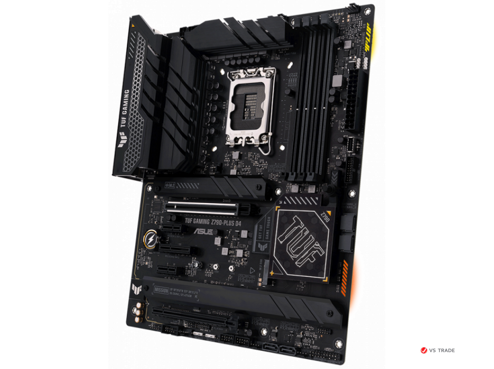 Сист. плата ASUS TUF GAMING Z790-PLUS D4,Z790,1700,4xDIMM DDR4,2xPCI-E x16,2xPCIe x1,PCIe x4,4xM.2,4xSATA,HDMI,DP,BOX