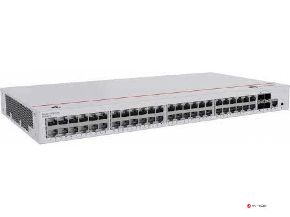 Коммутатор Huawei S310-48P4X (L2+, 48*10/100/1000BASE-T ports 380W PoE+, 4*10GE SFP+ ports, AC power)