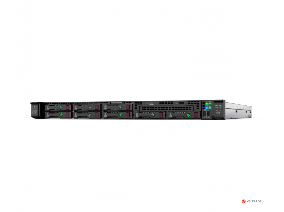 Сервер HPE DL360 Gen10 P24741-B21 (1xXeon5220R(24C-2.2G)/ 1x32GB 2R/ 8 SFF SC/ SATA RAID/ 2x10GbE-T/ 1x800Wp/ 3yw)