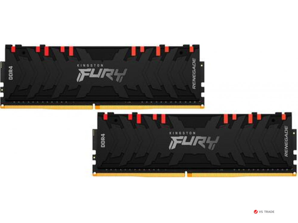 ОЗУ Kingston FURY Renegade RGB 64Gb(32Gb*2)/3600 DDR4 DIMM, CL18, KF436C18RBAK2/64