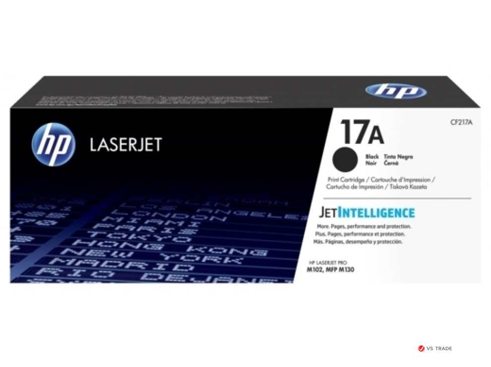 Картридж лазерный HP 17A LaserJet CF217A, Черный, совместимые товары HP LaserJet M102, 106, 130, 134